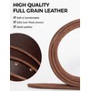 TYWestyles No Buckle Full Grain Leather Belt Men Women Fits