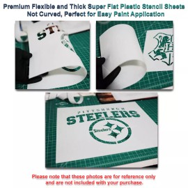 Unbranded Yankees Stencil – Reusable & Durable – 10 Mil High Quality Mylar - 7x5.5 sheet