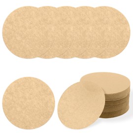 Piriuuo 300 Pcs 2.5in Round Coffee Filter Paper, Replacement Natural Paper Filters Disposable Moka Pot Filter Paper Unbleached Espresso Coffee Filters Compatible with Bialetti Coffee Makers