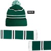 Plymouth Argyle Green and White Ski Hat - Stylish Winter