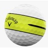 Callaway Golf Chrome Tour X 360 Stripe Golf Ball (Yellow)