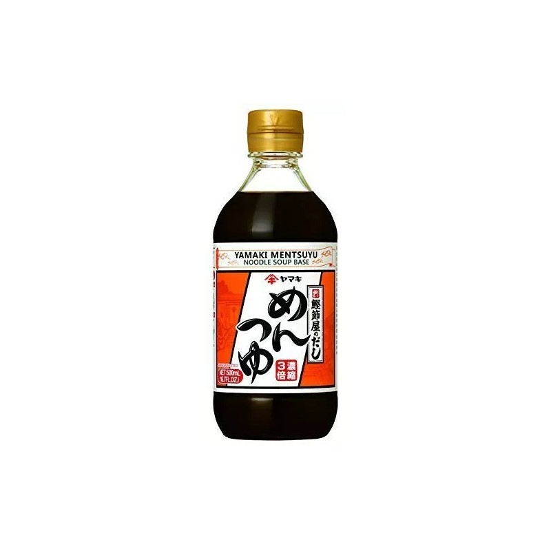 bakubuy Yamaki Men Straight Tsuyu 500ml Japanese Soba Udon Noodle