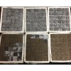 Stone Express Tile 2x2 Brown Antique Metal Sunrise Accent Insert
