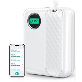 RoyAroma Waterless Essential Oil Diffuser for Home & Office, Smart Bluetooth App Control Scent Machine, 3000 Sq Ft Coverage, 400mL Cold Air Aromatherapy for Large Rooms - Pearl White