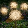 GUOCHENG Dandelion Solar Garden Lights Waterproof Outdoor LED Landscape Lights,