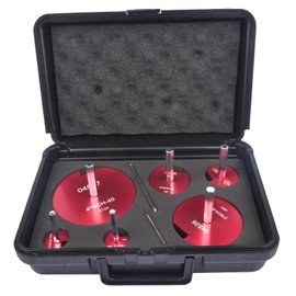 6-Pcs Plastic Pipe Reamer Tool Kit Compatible with Standard 1/2" Drills, 3/8" Hex Shaft, Includes 0.75", 1", 1.5", 2", 3", 4" Reamers, for PVC, CPVC, ABS Pipe Fittings Mixizap