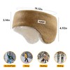 Surblue Ear Warmer Fuzzy Fleece Lined Winter Ear Headband Full