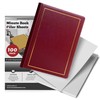Office Werks Corporate Minute Book Binder, Maroon Leather w/Gold-Tooled Covers