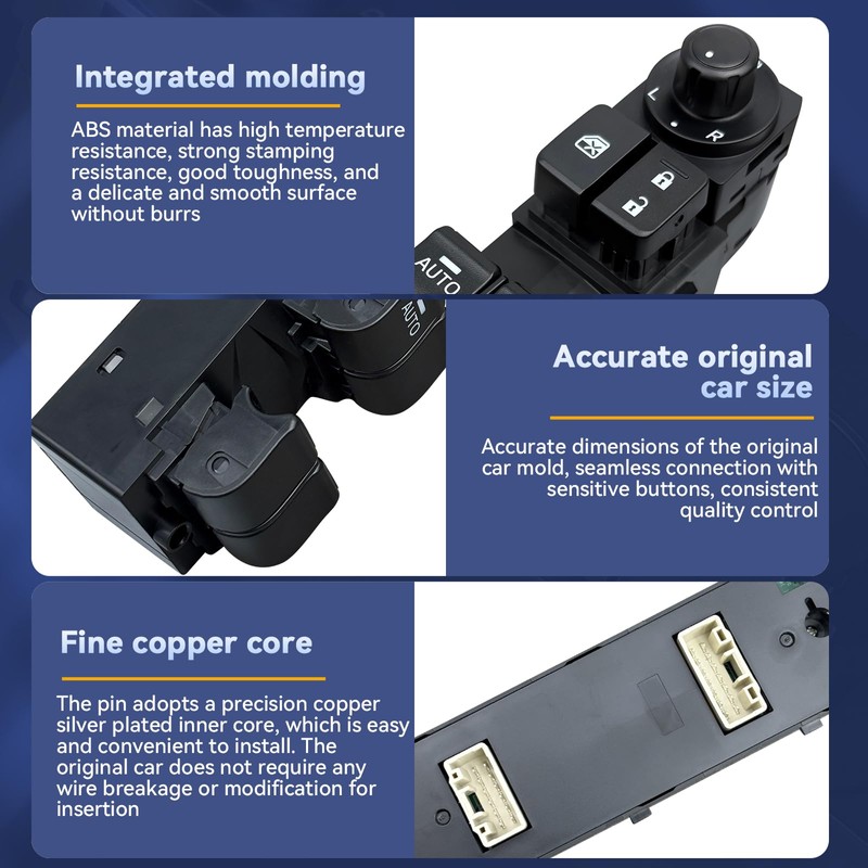 BELGEMAY Driver Side Power Window Switch - Compatible with 2013-2015