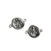 Fornitura Plata Ley 925m Medalla Escapulario - 1 Unidad [AB0815]