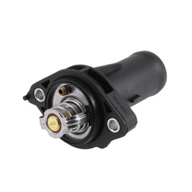 REPAIROCK Car Thermostat Engine Coolant Thermostat Housing Assembly No.4892307AA for Chrysler Sebring 2007-2010 for Dodge Journey 2009-2010 Black Plastic