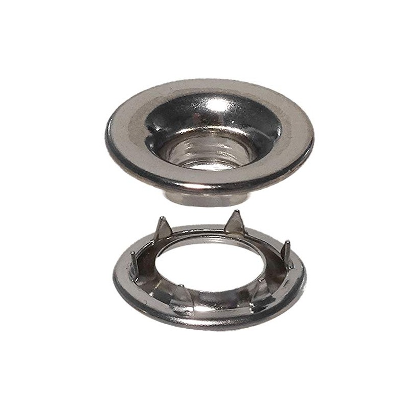 Stimpson E0RRGSWSS100 Stainless Steel Rolled Rim Grommet and Spur Washer