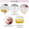 Daily Treasures 65pcs Discreet Tampon Flask Set-20 Reusable Tube Flasks(15ml)