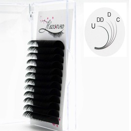 HBZGTLAD New U/C/D/DD 8-20mm Faux Mink Individual Eyelash Lashes Maquiagem Cilios For Professionals Soft Mink Eyelash Extension (0.07mm-D, 20-25mm，Mix)