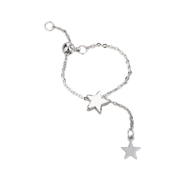 Niaspi Dainty Tassel Finger Rings for Women Silver Plated Minimalist