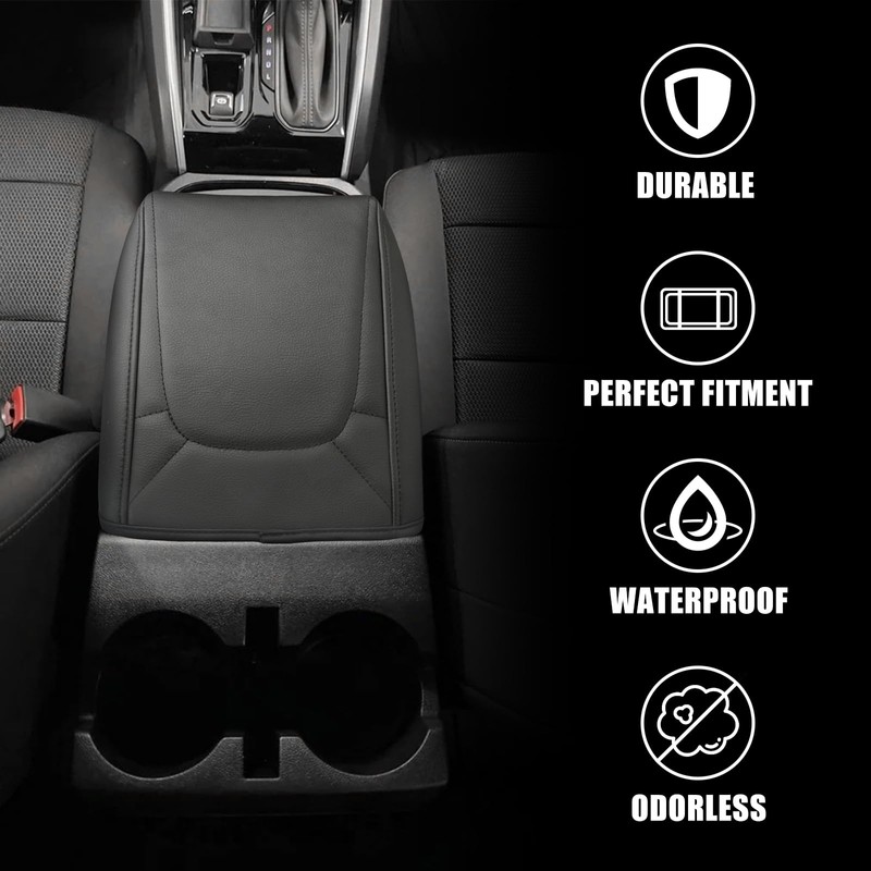 Muslogy Center Console Armrest Cover Compatible with Chevy Colorado/GMC Canyon