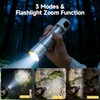 NineAnts 2-in-1 Mini Lanterns and Rechargeable Flashlights with 7 Modes
