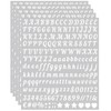 DIY Art Letters 1000PCS A-Z Script Alphabet Vinyl Self Adhesive