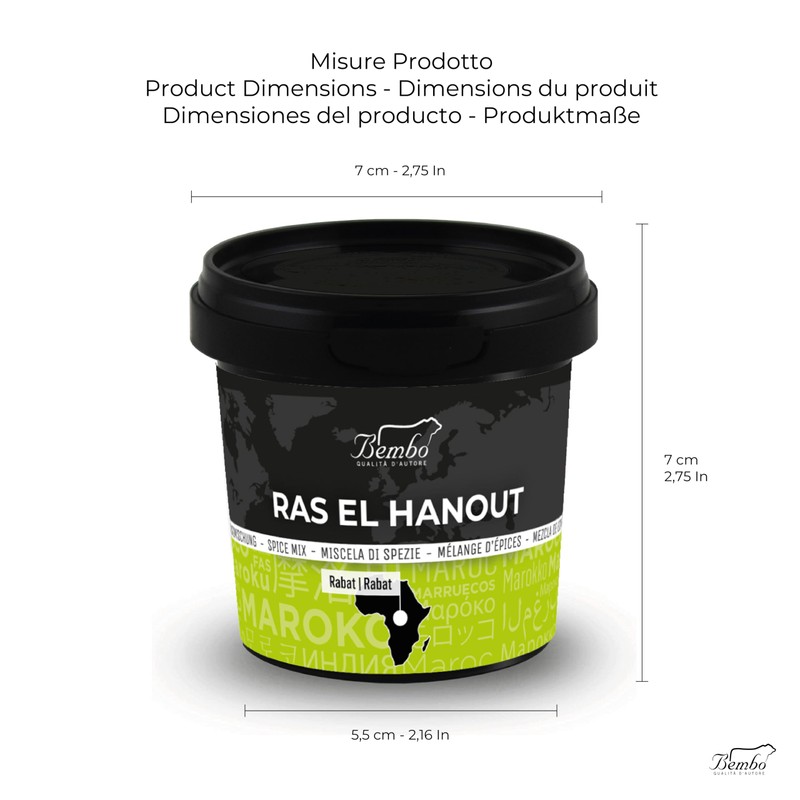 Bembo Ras El Hanout 85 g – Miscela di Spezie