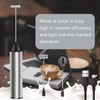 Electric Milk Frother USB Rechargeable Handheld Adjustable Foam Maker for