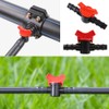 SagaSave Barb Ball Valve 18mm Drip Irrigation POM White Black