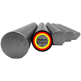 Wulkow Round Steel S355 J2+C Diameter 10 mm x 150 mm - Length 10 mm to 1000 mm - Diameter 8 mm to 80 mm - Round Bar Drawn H9 | ST 52 K - 1.0570 | Shaft Mild Steel Round