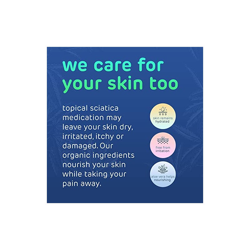 Sciatica Cream - Premium Sciatica Cream - Fast Absorption &