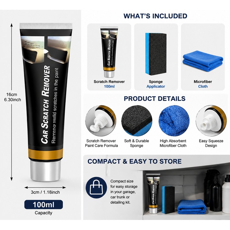 Car Scratch Remover for Paint Care – Easy Polishing Solution