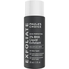 Paula's Choice SKIN PERFECTING 2% BHA Liquid Exfoliant - Face Exfoliating Peel Fights Blackheads & Enlarged Pores - for a Healthy Glow - with Salicylic Acid - Combination & Oily Skin - 30 ml