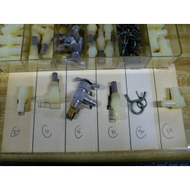 Silver Streak, Fredrick Mfg. 85 PC. BARBED FUEL & VACUUM FITTING ASSORTMENT PLASTIC WITH METAL FUEL SHUT OFFS