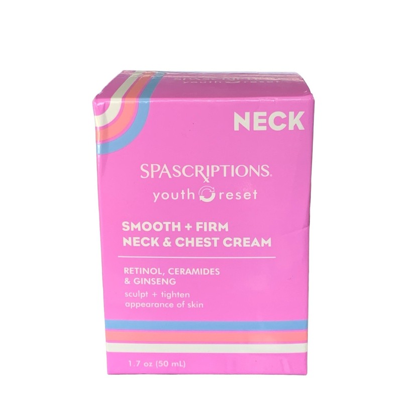spascriptions Antiaging Smooth+Frm NECK & CHEST TTMNT RETINOL CERAMIDES GINSENG