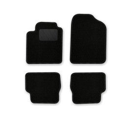 Bär-AfC TY04791 Classic Car Floor Mats for Toyota Celica T23 1999-2005, Car Mats Needle Fleece Black, Edge Edging Black, Textile Foot Protection, Set of 4