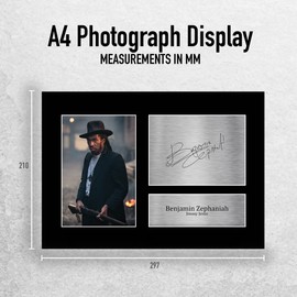 HWC Trading A4 Benjamin Zephaniah Peaky Blinders Jeremiah Gifts Printed Signed Autograph Picture for TV Show Fans