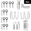 Seamaka 20pcs Radio Removal Tool Kit,Universal Stereo CD Player Removal