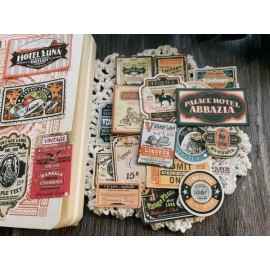 28pcs/pack vintage shop banner retro ads vintage receipt poster themed Y06