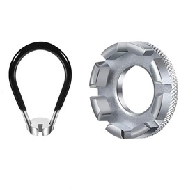 Fongmore 2 Pcs Bicycle Spoke Wrench Bike Wheel Adjust Spoke Wrench Bicycle Spoke Key Tool Tightening Kit For MTB Road BMX Bike