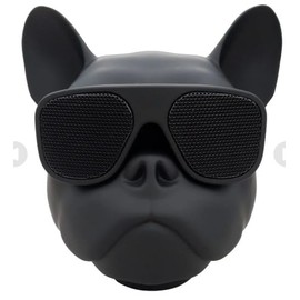 Sway Air Fitz Desktop Bluetooth Media Speaker - Black French Bulldog