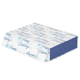 MONDEPAC Christmas Gift Box with Lid 10.8"x7.8"x2.4", Christmas Shirt Box for Gift Packaging,Xmas Gift Wrapping Box for Christmas,New Year,Winter Holiday