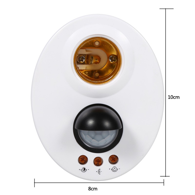 E27 Human Body Induction Automatic IR Infrared Sensor Light Socket