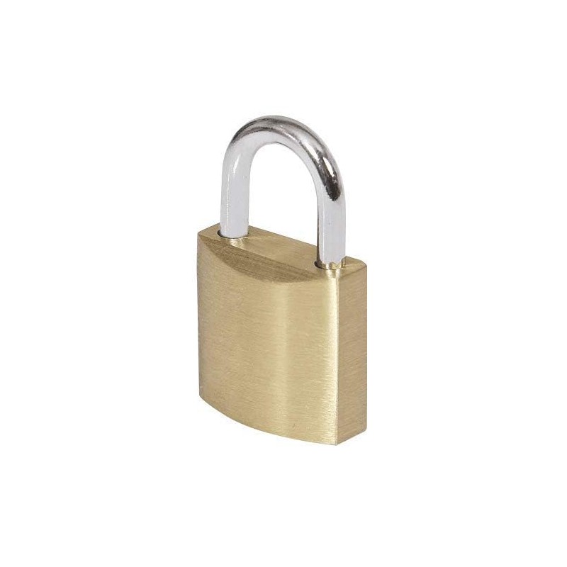 CABLEPELADO Gold Tone Solid Brass Padlock with Key 63mm