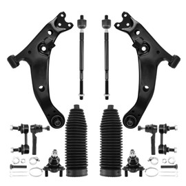KAX Front Lower Control Arm w/Ball Joint for Toyota Corolla 1996-2002 Suspension Kit K80336 K80335 K90309 K90124 ES2382 EV303 12pcs
