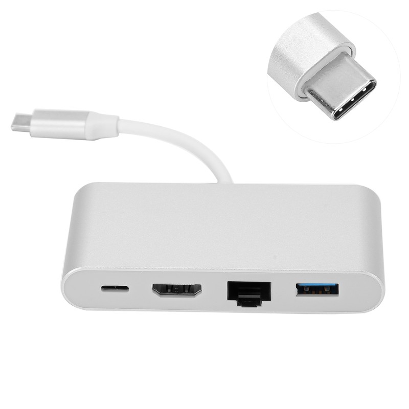 4 in 1 TypeC Adapter TypeC to USB Port HDMI