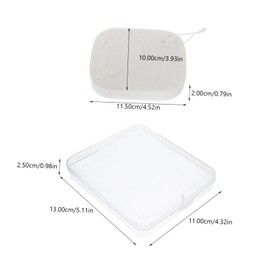 Baluue Unique Facial Sponges Portable Face Scrubbers for Women Girls Soft Face Wash Sponges