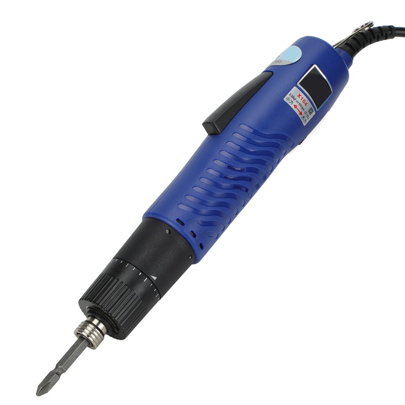 Electric Screwdriver Semi Automatic Adjustable Torsion 850rpm for 2‑6mm Screw