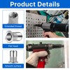 Pack of 60 Rivet Nuts M5 Stainless Steel - Retractable