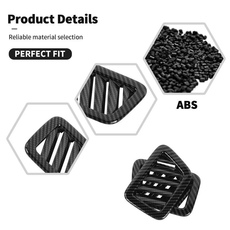 HTHE Central Control Dash Side Air Vent Cover Trim Compatible