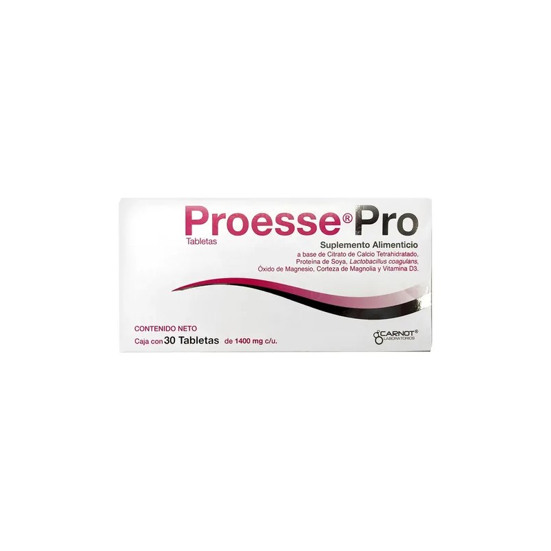 Proesse Pro 30 Tabs Suplemento A Base De Calcio Magnolia