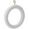 Merriway BH05768 (24 Pcs) Wooden Curtain Drapery Pole Rod Rings