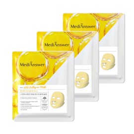 Collagen ++ [MediAnswer] Vita Collagen Mask Pack of  1 I 2 I 3 I 4 Sheet K-Beauty, FREE SHIP - Pack of 3 Sheets