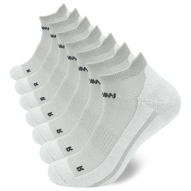 WANDER Men's Ankle Athletic Running Socks Sports Low Cut Cushioned Socks Gym Short Thick Socks for Men 7 Pairs